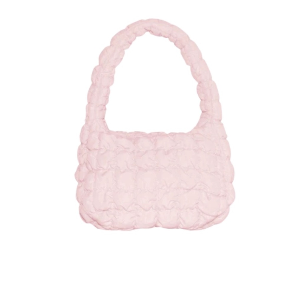 COS baby pink shoulder bag Korea exclusive